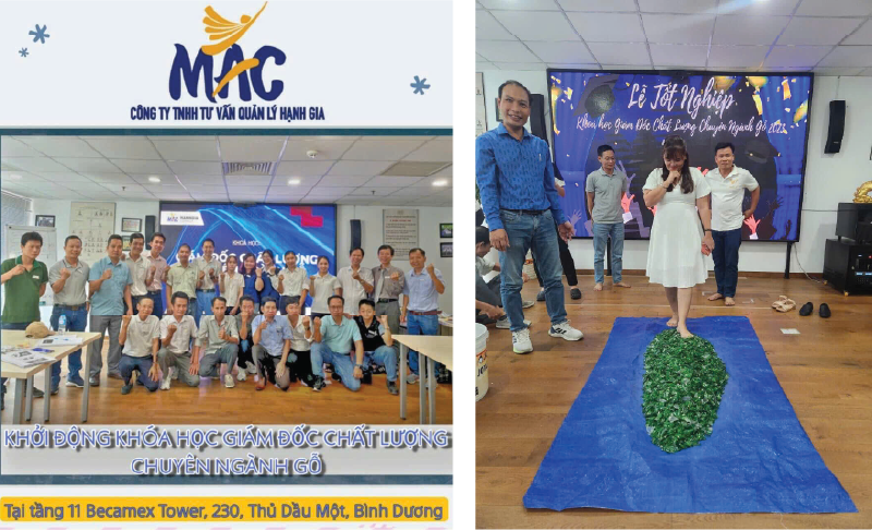 Hình ảnh chụp lưu niệm từ lớp học Chất lượng